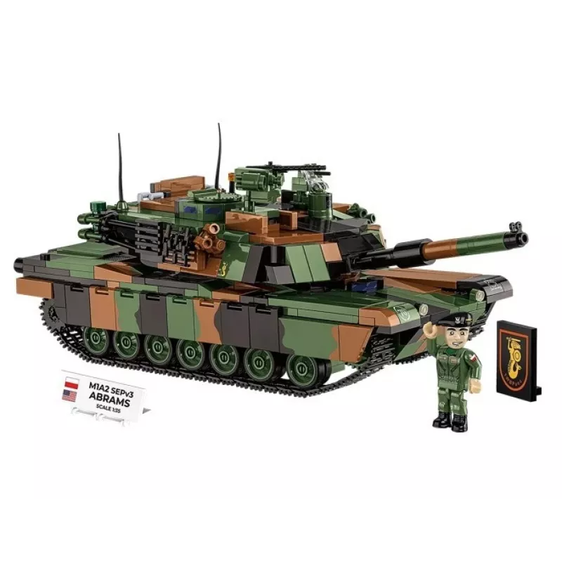 Zestaw konstrukcyjny Cobi M1A2 SEPV3 Abrams model z 1 065 klockami