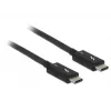 Kabel USB DeLOCK 84847 USB 3.2 Gen 2 2m USB C Czarny