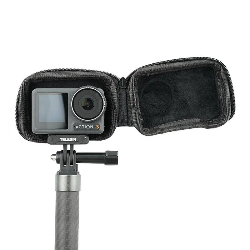 Torba Telesin do kamery DJI Action 3/4/5 Pro — kompaktowa konstrukcja, wytrzymały materiał