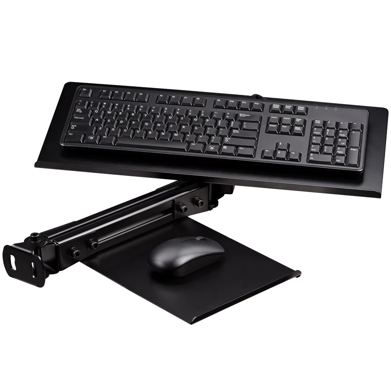 Taca na klawiaturę i mysz Next Level Racing NLR-E019 Elite Czarny Edition – regulowana taca pod biurko na klawiaturę i mysz