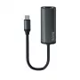 SAVIO Adapter USB-C 3.1 Gen.1 (M) na RJ-45 Gigabit Ethernet (F), 1000 Mbps, AK-56, szary
