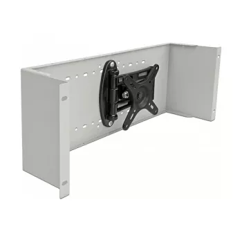 Uchwyt do płaskiego monitora DeLOCK 19 cali ramię monitorowe szary udźwig 10 kg