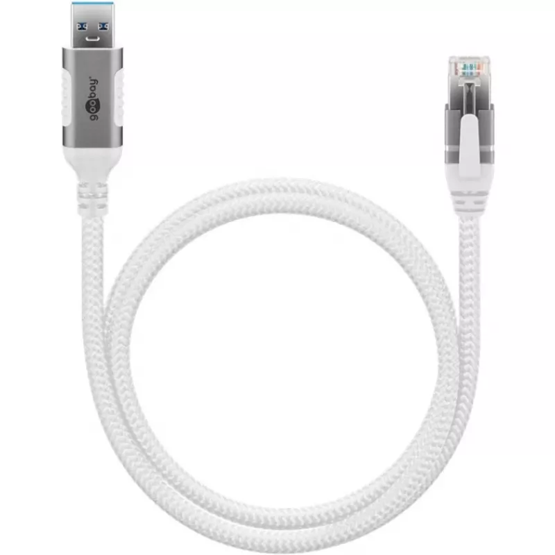Kabel Ethernet USB-A 3.2 Gen1 Wtyk > RJ-45 Wtyk, Adapter LAN