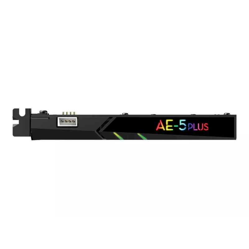 Creative Sound BlasterX AE-5 Plus Black PCI-e RGB Gaming Sound Card