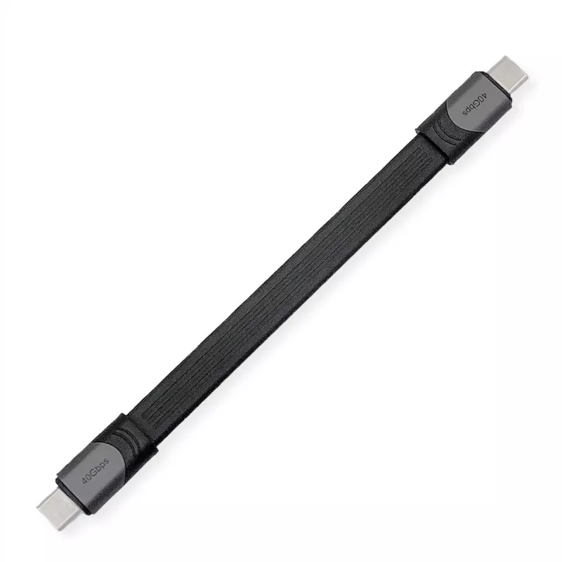 Kabel USB ROLINE 11029078 USB4 Gen 3x2 0,15 m USB C Czarny
