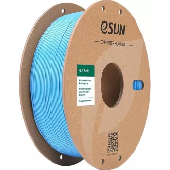 PLA BASIC 1,75mm LIGHT Niebieski 1kg ESUN 3D FILAMENT (PLA-BASIC175Q-U1P1)