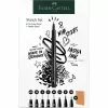 Faber-Castell 267102 flamaster Multi Czarny 8 szt. Okrągła końcówka