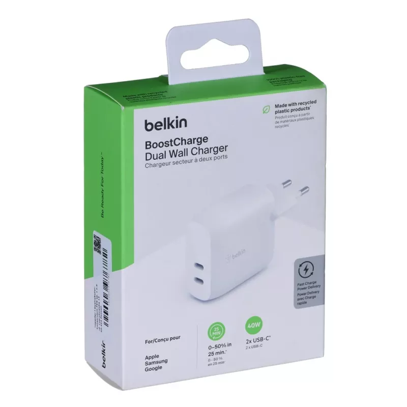 Belkin WCB006VFWH ładowarka do urządzeń mobilnych Smartfon, Tablet Biała AC Wewn.