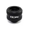 Złącze XSPC G1/4 do rurki sztywnej 14 mm, czarny mat - 8 sztuk