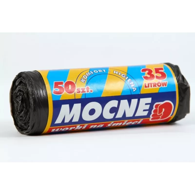 Worki na śmieci, 35 l/50 szt., 8 mikronów