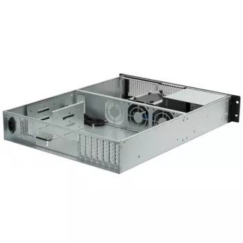SilverStone RM23-502 Rackmount Server Chassis, ATX, USB 3.0 - 2U - Czarny