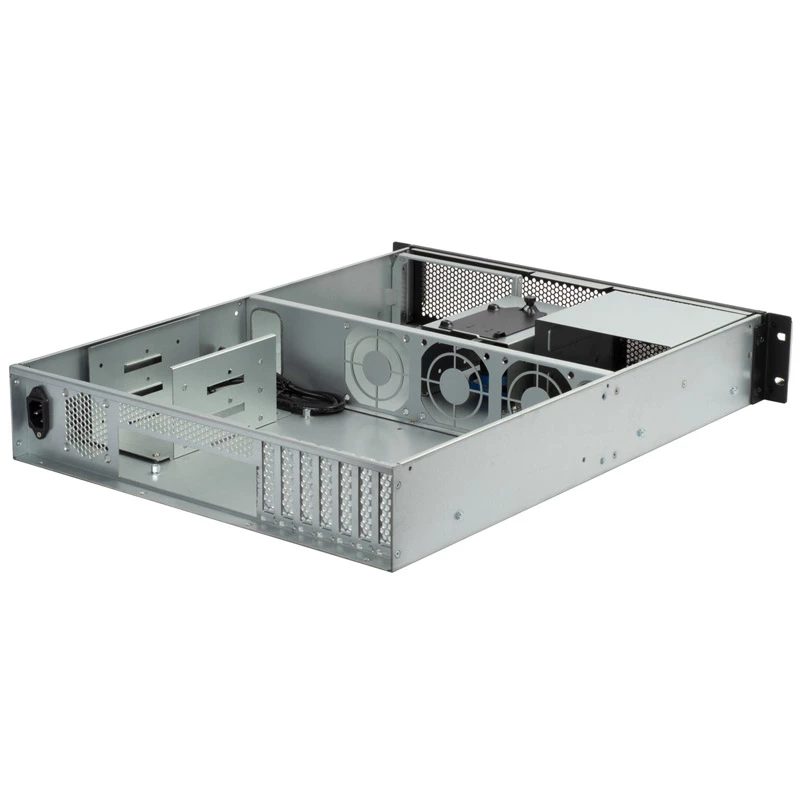 SilverStone RM23-502 Rackmount Server Chassis, ATX, USB 3.0 - 2U - Czarny