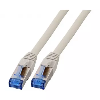 Kabel krosowy EFB-Elektronik RJ45 Cat.6A S/FTP TPECat.7 surowy superelastyczny szary 0,15m Producent: EFB Elektronik (K5525FGR.0,15)