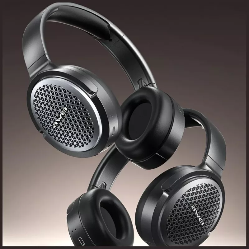 Słuchawki Bluetooth Awei AT78 ANC ENC 6.0 — bezprzewodowy zestaw nauszny z ANC i ENC, Bluetooth 6.0