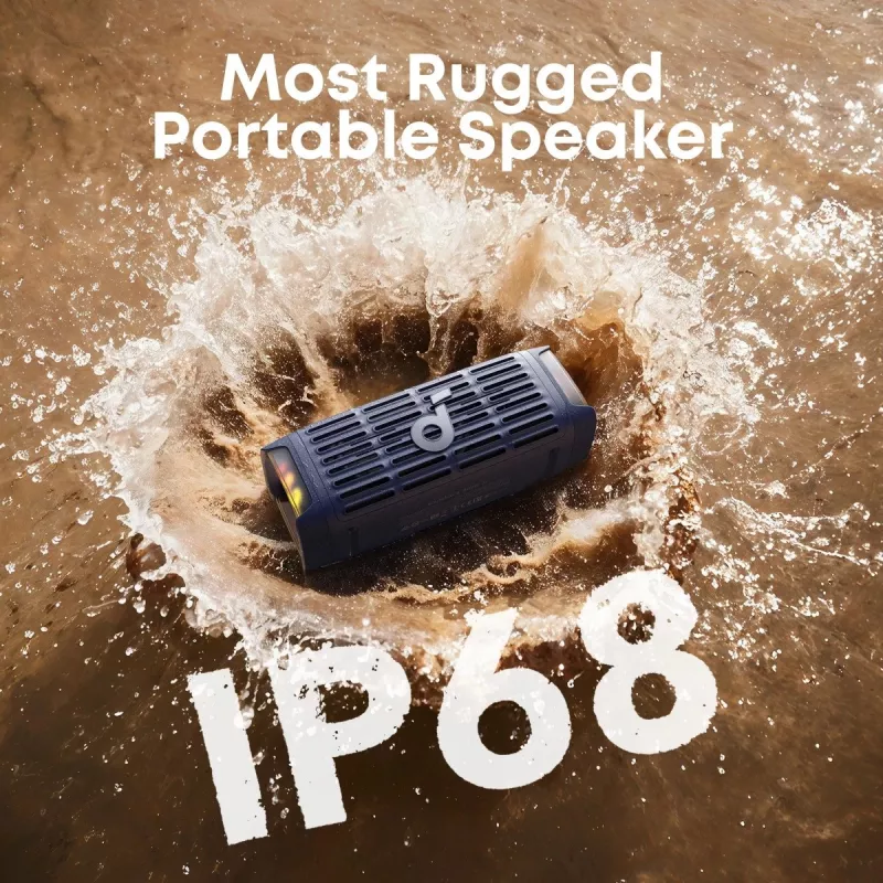 Przenośny głośnik Bluetooth Anker Soundcore Boom 3i — 50 W, wodoodporny, zasilany bateriami