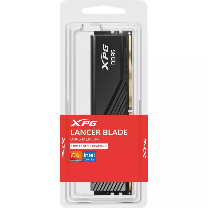 DIMM 16 GB DDR5-6000, Pamięć czarna, AX5U6000C3616G-SLABBK, XPG Lancer Blade, INTEL XMP, AMD EXPO