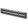 DIGITUS - Panel krosowy - RJ-45 X 48 - Szary, RAL 7035 - 2U - 48 portów (DN-91648U)