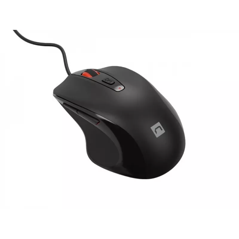 Przewodowa mysz optyczna NATEC NMY-2047 USB Type-A, 4000 DPI, 6 przycisków, praworęczna, podświetlenie