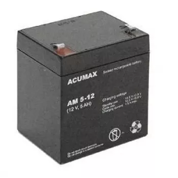 Bateria EMU AM 5-12 T2 VRLA AGM 12 V 5 Ah, bezobsługowa, odporna na wibracje
