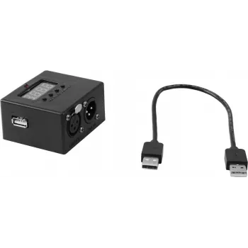 Interfejs DMX EUROLITE PFE-50 (model 40001815) zasilany przez USB kontroler interfejsu DMX