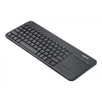Logitech Wireless Touch Keyboard K400 Plus - Klawiatura - bezprzewodowa - 2,4 GHz - czeska - czarna