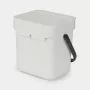 Brabantia Czarny & Go 3 l 1 kosz Szary (213229)