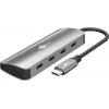 Goobay Slim 4-Port USB-Hub USB-C na 10 Gbit/s - -Plug> 4x (76565)