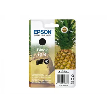 Wkład atramentowy Epson 604 1 szt. Oryginalny Standardowa wydajność Czarny