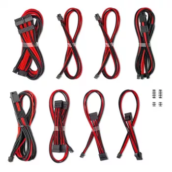 Dual StealthSense Set do Corsair RMi, RMx czerwony