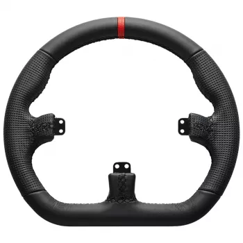 Asetek SimSports GT Rim - Closed D, skóra - czarny
