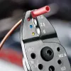 Knipex 97 21 215 Zaciskarka do kabli Narzędzie do zaciskania Czarny, niebieski, czerwony