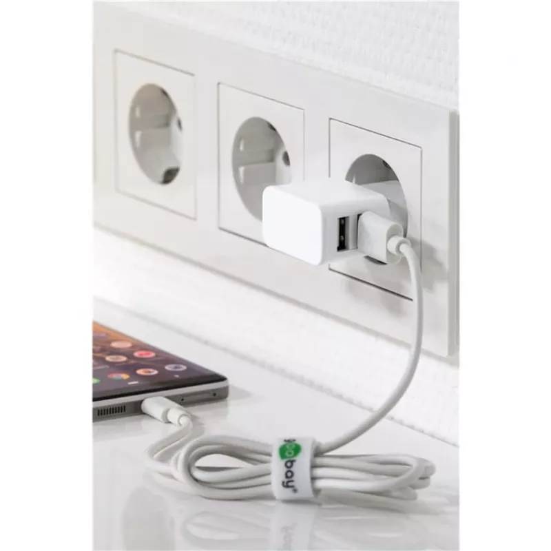 Goobay 44985 Kabel do telefonu komórkowego biały