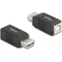 DeLOCK 67203 adapter złącza złącza USB Type-A USB Type-B Czarny