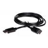 Kabel DisplayPort SAVIO CL-136, DisplayPort męski–męski, 2 m, DP 1.2, pozłacane styki, czarny
