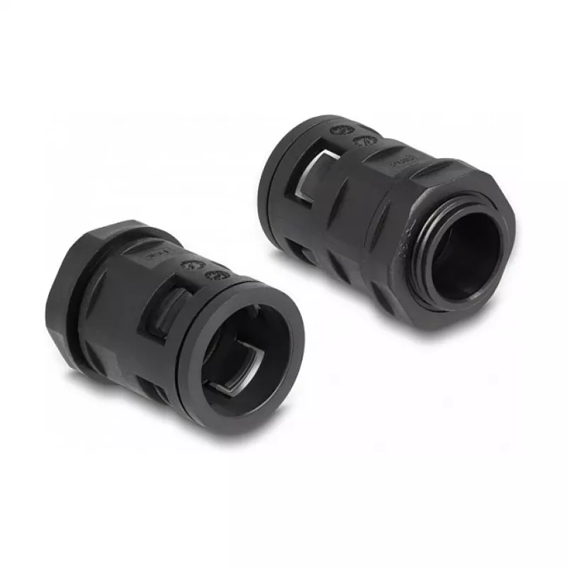 Osłona na kable DeLOCK 60465 Czarna Tworzywo sztuczne 21,2 mm 2 m