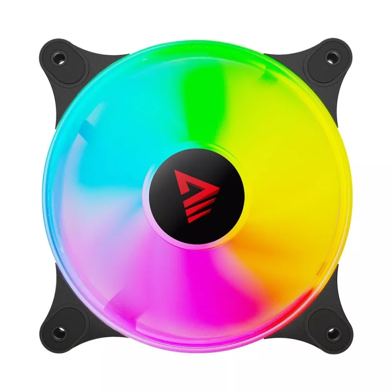 Wentylator obudowy SAVIO Blast 120mm ARGB PWM - Czarny