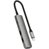 Satechi ST-P4SM koncentrator interfejsów USB Type-C 10000 Mbit/s Szary