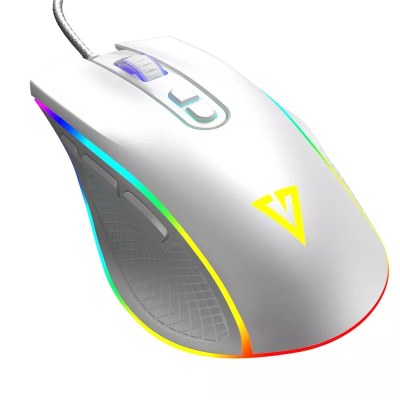 Przewodowa mysz optyczna MODECOM Volcano Veles (biała) — model M-MC-VELES-200