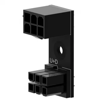 Adapter 6‑Pin PCIe 180° U+D Singularity do kabli zasilających GPU/PCIe (SC-A-PCIE6-UD)