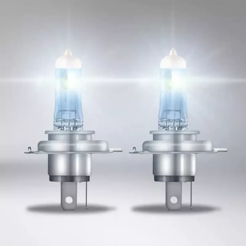 Halogenowa żarówka reflektorowa Osram NIGHT BREAKER 220 H4 — zestaw dwóch sztuk, 12 V 60/55 W