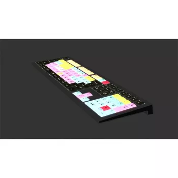 Logickeyboard ASTRA 2 USB QWERTZ Klawiatura Czarna Pełnowymiarowa 104 Klawisze