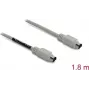 Kabel PS/2 DELOCK 87235 — 6‑pin Mini‑DIN na 6‑pin Mini‑DIN, 1,8 m, beżowy