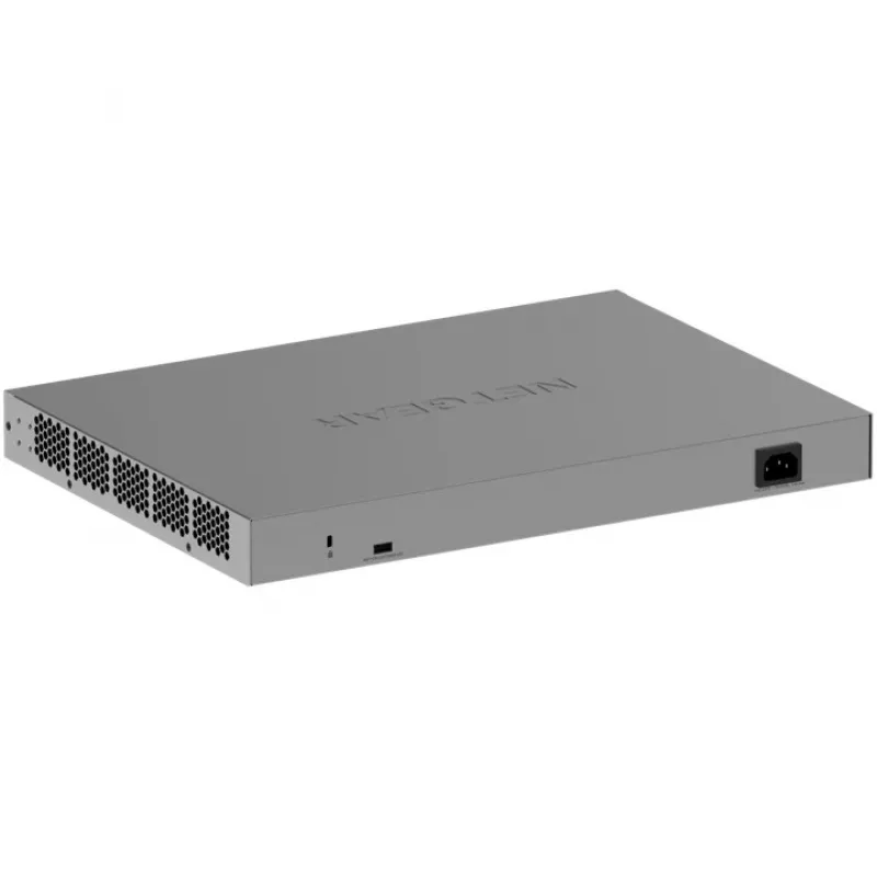 Managed Gigabit PoE Switch NETGEAR GS752TXUP — 48× Gigabit RJ-45, 10G support, 1U rack, 176 Gbit/s switching capacity