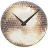NeXtime klok 5172 Little Disco, Ø20 cm, ścienny, srebrny