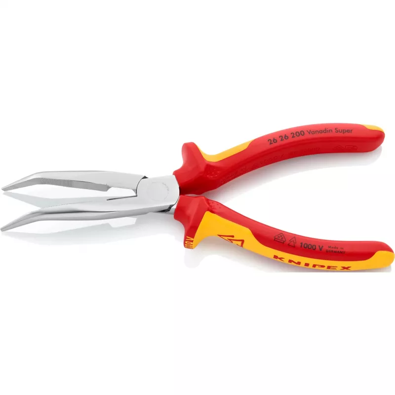 KNIPEX INSULATED PLIERS 1000V BENT ELONGATED 200mm