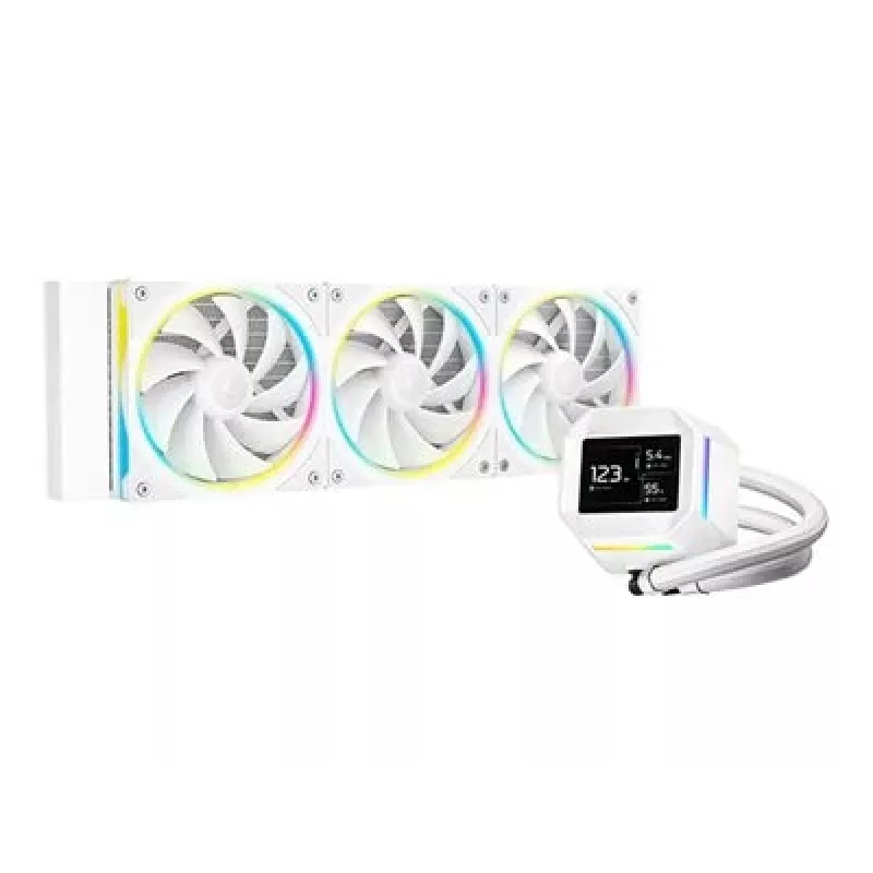 DeepCool LM360 WH Zestaw chłodzenia cieczą procesora 12 cm biały 1 szt.