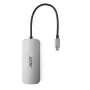 7-w-1 Dongle USB-C Acer — USB 3.2 Gen 1 Type-C, 3x USB-A, HDMI, SD/MicroSD, 100W PD, srebrny