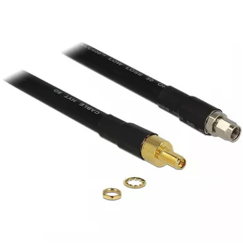 Kabel koncentryczny DeLOCK 0,4 m RP-SMA/RP-SMA