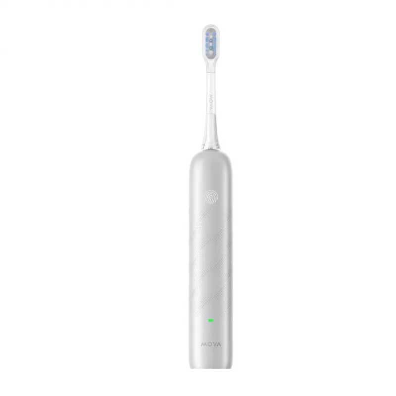 Szczoteczka elektryczna MOVA Fresh Pro Adult Sonic srebrny — 4 tryby, bateria Li‑Ion, wbudowany zegar