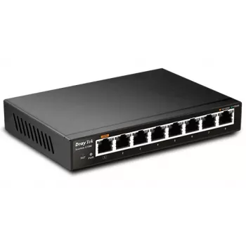 Niezarządzalny przełącznik Gigabit Ethernet L2 Draytek VigorSwitch G1080 Czarny
